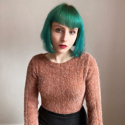 blusa terracota peludinha - M