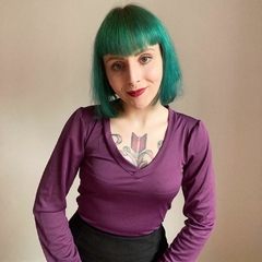 blusa violeta - P - comprar online