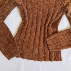 blusa terracota peludinha - M - Roupas, decoração e acessórios VINTAGE - Legado Brechó