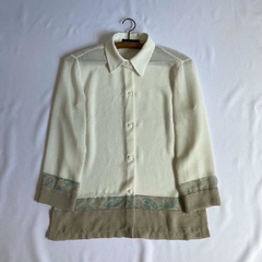 camisa vintage alongada - P/M
