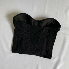 corpete preto com renda - M