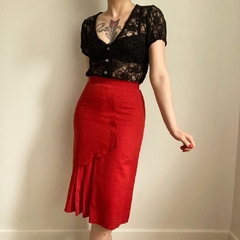 saia mídi vintage - 38 - comprar online