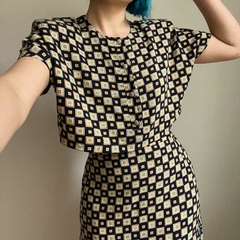 conjunto 80's upcyling legado - 40/42 - Roupas, decoração e acessórios VINTAGE - Legado Brechó