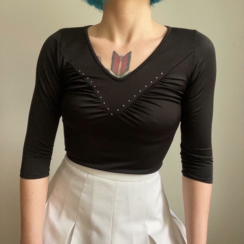 blusa preta morgana - PP/P