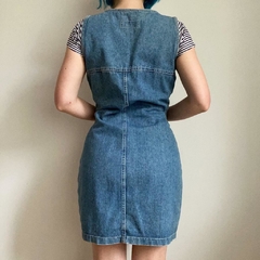 vestido jeans vintage 80's - M na internet
