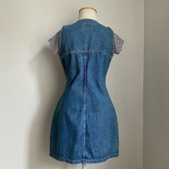 vestido jeans vintage 80's - M