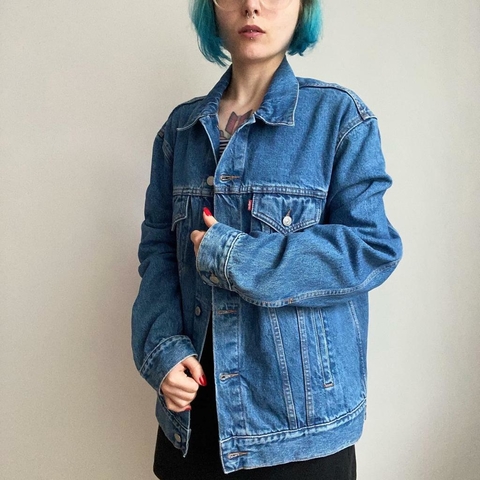 jaquetona jeans levi's - G