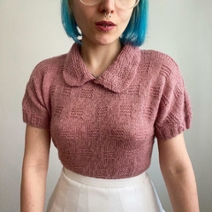blusa tricot rosa antigo - P ao G na internet