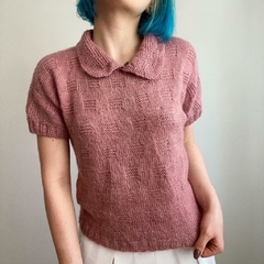 blusa tricot rosa antigo - P ao G - Roupas, decoração e acessórios VINTAGE - Legado Brechó