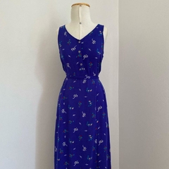 vestido longo floral - M - loja online
