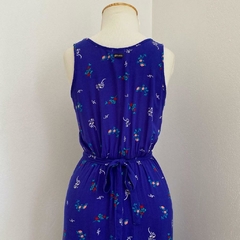 vestido longo floral - M