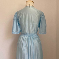 penhoar vintage azul bebê - M - loja online