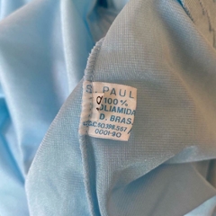 Imagem do penhoar vintage azul bebê - M