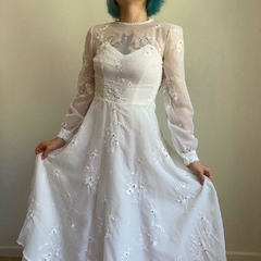 vestido de noiva vintage - PP - Roupas, decoração e acessórios VINTAGE - Legado Brechó