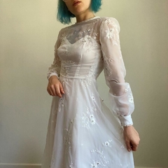 vestido de noiva vintage - PP - comprar online