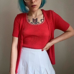 conjunto vintage goiaba - P na internet