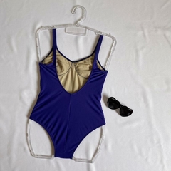 maiô azul vintage - M - comprar online