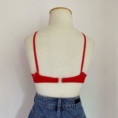 biquini vermelho floral - M - Roupas, decoração e acessórios VINTAGE - Legado Brechó