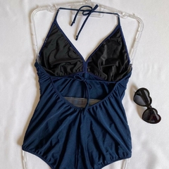 maiô azul marinho vintage - G/GG - Roupas, decoração e acessórios VINTAGE - Legado Brechó