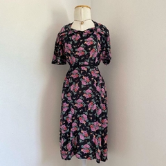 vestido mídi vintage - G