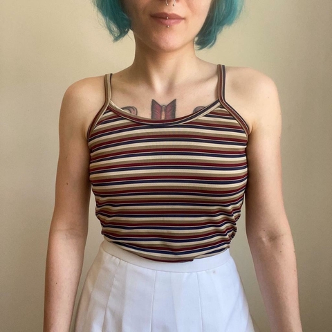 blusinha listrada vintage - P