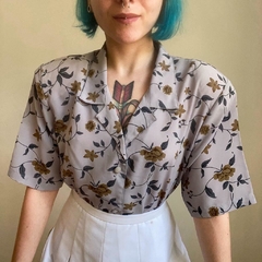 camisa vintage floral - M/G