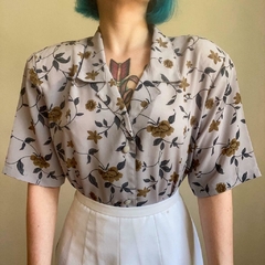 camisa vintage floral - M/G na internet