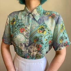 camisa estampada - P/M
