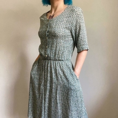vestido mídi vintage - P/M