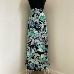 saia longa floral - 40/42 - loja online