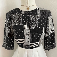 camisa vintage p&b - M/G - comprar online