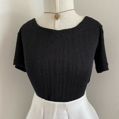 blusa preta vintage - P ao G - comprar online