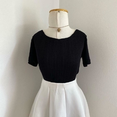 blusa preta vintage - P ao G
