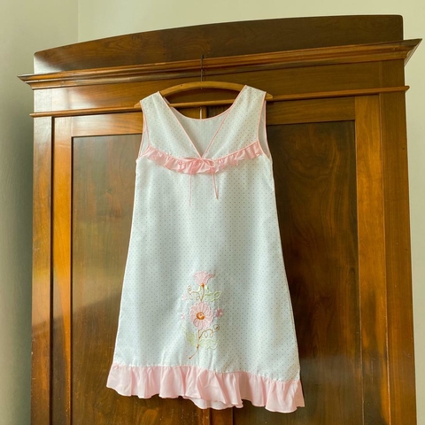 camisola vintage de bolinhas - P/M