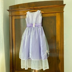 vestido de princesa lilás - juvenil/PP