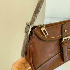 bolsa de ombro marrom - Roupas, decoração e acessórios VINTAGE - Legado Brechó