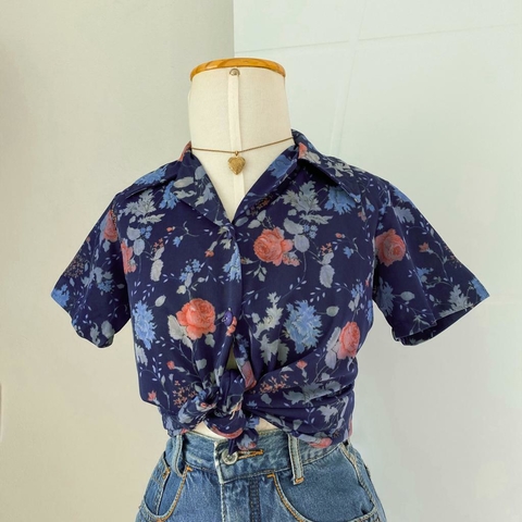 camisa vintage anos 60 - P/M