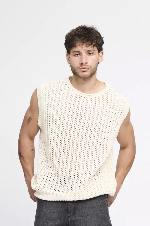SUDADERA TEJIDA NEXUS CRUDO