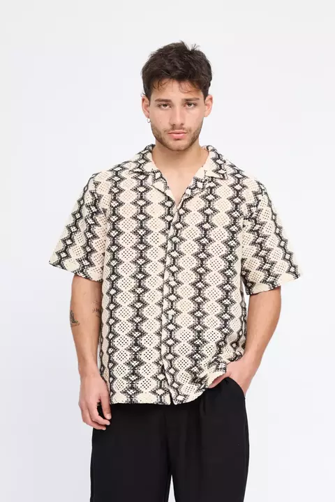 CAMISA TEJIDA RHOM CRUDO - comprar online