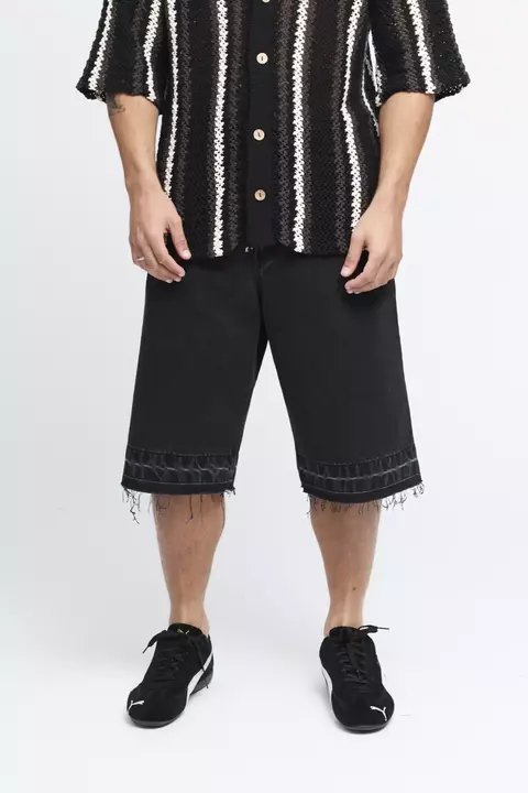 BERMUDA BAGGY GRAND NEGRA - comprar online