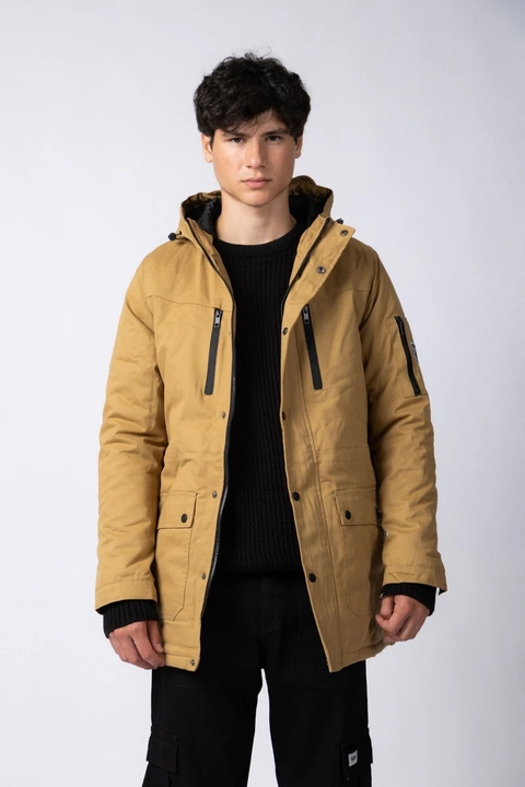 Campera Parka Jannu Kakhi - comprar online