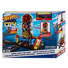 Pista Tienda de Llantas, Hot Wheels - Baby Filipa - Infancias en movimiento