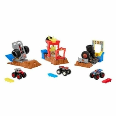 Pista Monster 3 modelos, Hot Wheels