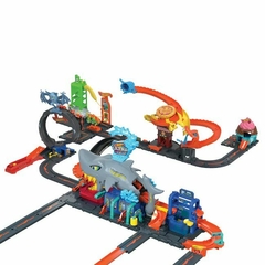 PISTA HOT WHEELS CITY TUNEL DE LAVADO DEL SUPERTIBURON - comprar online