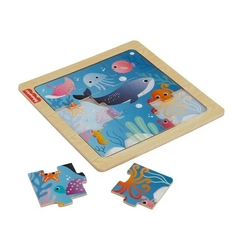 ROMPECABEZAS FISHER PRICE DE MADERA 10PZAS en internet