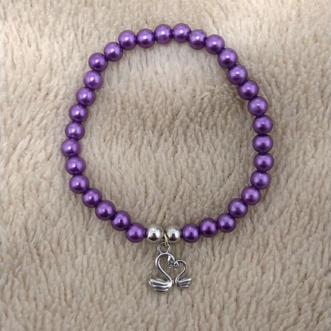 Pulseira pingente - cisne
