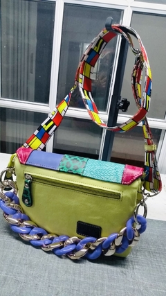 CARTERA DE 5 CUEROS DISTINTOS ITALIANOS Y ARGENTINOS MODELO: “DONNA GWENDOLINE”.- cartera de triple división interna. - tienda online