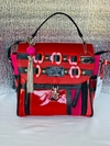 Cartera de Cuero color rojo Modelo: “LIZA MINELLI”
