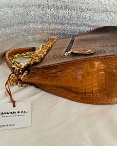 CARTERA MODELO “GEORGINA”.- (Víbora Italiana 100%) - tienda online