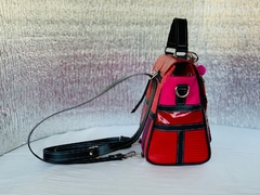 Cartera de Cuero color rojo Modelo: “LIZA MINELLI” - Támesis&Co.